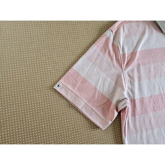 Linksoul Short Sleeve Polo  Size Large Stripe - Picture 3 of 13